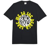 Beach Vibes Lake Me to The Beach, diseño Retro de Sol Comfort Colors Adult Heavyweight T-Shirt