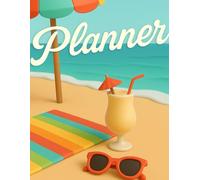 Beach Vibes Planner: Cute Weekly Notes & Organizer: A 144-Page Tropical Personal Notebook for Weekly Planning and Notes