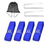 Beach Volleyball Lines, Outdoor Court Marking Kit, Foldable Sports Equipment, Boundary Tape, Accessories for Park Home Practice Backyard and Recreational Outdoor Games, Polyester