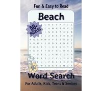 Beach Word Search Puzzle: 50+ Easy Word Search Puzzles About the Beach, Surfing, and Vacation Fun