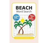 Beach Word Search Puzzle Book: 50+ Word Searches with Easy to Read Print about Beach, Sunshine, Ocean Life and More I 6x9 inches, 110 pages I Perfect Summer Gift for beach lovers and sunseekers