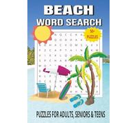Beach Word Search Puzzle Book: Word Searches with Easy to Read Print about Beach, Summer, Ocean | Fun and Relaxing Puzzles For Beach Lovers | 6x9 inches, 110 Pages, 50+ Puzzles
