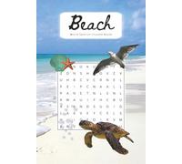 Beach Word Search Puzzle Book: Word Searches with Easy to Read Print about Ocean, Sea Life and More | 6x9 inches, 110 pages | 50+ puzzles … Nice for Vacations, Holidays and Free Times