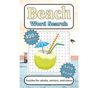 Beach Word Search Puzzle Book: Word Searches with Easy to Read Print about Sea, Sand, Sun and more | 6x9 inches, 110 pages | 50+ puzzles… Perfect Gift for Holidays, Vacations, and Downtime
