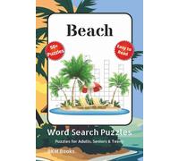 Beach Word Search Puzzles: Word Searches with easy to Read Print about Beach, Summer, Ocean Vibes and More 6x9 inches, 110 pages, 50+ Puzzles,... Gift for Vacations, Holidays and Free Times