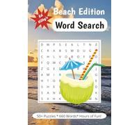 Beach Word Search: Word Searches with Easy To Read Print about the Beach, Beach Life, Beach Vacation and More | 6x9 inches, 110 Pages | 50+ Puzzles … Gift for Vacations, Holidays and Free Times