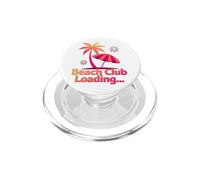 BeachClub Cargando Palmera Verano Playa Vacaciones Gráfico PopSockets PopGrip para MagSafe