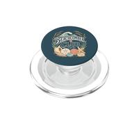 Beachcomber Club Coastal Seashell Wave PopSockets PopGrip para MagSafe