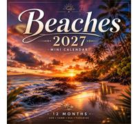 Beaches Calendar 2027: 12 Month Planner