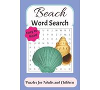 Beaches Word Search Puzzle Book: 50+ Puzzles...Gifts for Vacations, Holidays and Free Time