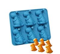 Beaching Ice Tray, Dinosaur Cube Mold, Beaching Ice with Easy Release, Fun Summer Party Accessory, Creative Drink Cooling Tool, Top Quality Kitchen Equipment Green/Small Apartment Home Use