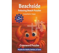 Beachside Relaxing Beach Puzzles: Crossword Puzzles