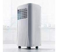 Beachtiful Aire Acondicionado Portátil con Mando a Distancia | 12000 BTU, Bajo Consumo, Panel Táctil, Pantalla LED, 3 Modos, Temporizador hasta 24h, 2 Velocidades, Ruedas, Cobertura 25 m²