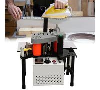 Beachtiful Encoladora de Cantos,Máquina Encoladora de Cantos Portátil para Carpintería de 0 a 6 m/min,Encoladora de Cantos de Madera y PVC de Doble Cara,Ancho 7 a 60 mm para Cantos Rectos y Arqueados