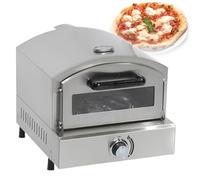 Beachtiful Horno de Pizza para Exteriores, Horno de Pizza a Gas con Piedra para Pizza, Máquina para Hacer Pizza sin Acero Inoxidable, para Cocinar Pizza, Filetes, Pescado, Pollo y Más