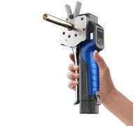 Beachtiful Kit de Herramientas de Abocardado Eléctrico para Instalador de HVAC,Diámetro Exterior Máximo de 3/4", 5 Tamaños de Abrazaderas,Abocinado Tipo Excéntrico de 45°,para Tubos de Cobre Blando