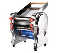 Beachtiful Máquina Cortadora de Fideos con Rodillo de Masa para Hacer Fideos Eléctricos Automáticos Domésticos Comerciales de Acero Inoxidable de 550 W para Fideos Redondos Anchos y Finos