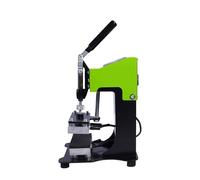 Beachtiful Máquina de Prensado en Caliente Manual, Máquina de Prensado en Caliente 600 W, Máquina de Estampado en Caliente Portátil con Placas de Calor Dobles de 6 x 12 cm y LCD