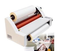 Beachtiful Máquina laminadora de 350 mm, Máquina laminadora de Rodillos Fríos y Calientes, laminadora Térmica de una o Dos Caras para Tarjetas de Papel, Chapa de Madera y láminas de PVC