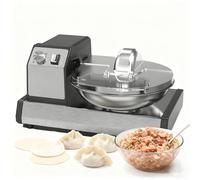 Beachtiful Procesador de Alimentos Eléctrico Comercial Multifuncional para Carne y Verduras. Fabricado en Acero Inoxidable. Apto para Verduras, Frutas, Carne, Cereales, Jengibre y Ajo. 5.5L