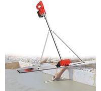 Beachtiful Regla Eléctrica de Hormigón a Batería con Tablero de Acero Inoxidable de 5 pies, Velocidad de 3000-6000 RPM, Eficiente y Portátil, 2 Baterías