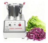 Beachtiful Trituradora de Alimentos Aparato Triturador Profesional (Velocidad: 1500 r.p.m.) Procesador de Alimentos Comercial de Acero Inoxidable, Picador de Verduras con Cuchillas Desmontables 5L