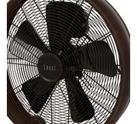 Beacon Lighting Beacon ventilador de mesa Breeze bronce/nogal, Ø 41 cm, silencioso