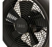 Beacon Lighting Beacon ventilador de mesa Breeze, negro/ceniza, Ø 20 cm, silencioso