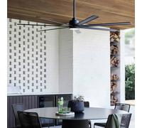 Beacon Lighting Beacon ventilador de techo con luz Atlanta negro DC silencioso True