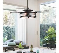 Beacon Lighting Beacon ventilador de techo Fanaway Classic luz negro silencioso True