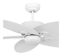 Beacon Lighting Beacon ventilador de techo Fijian II, blanco, Ø 132 cm, silencioso