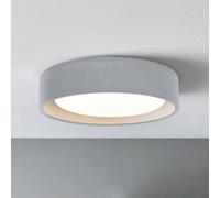 Beacon Lighting Plafón Uno, gris, hormigón, Ø 27 cm, GX53