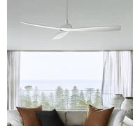 Beacon Lighting Ventilador de techo Beacon Moto, blanco, Ø 132 cm, silencioso