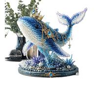 Bead Animal Making Kit - 3D Bead Pets, Realistic Whale Sea Theme Beading Craft Set, DIY 3D Animal Art Kit for Beginners and Hobby Enthusiasts | Classroom Activities Party Favors Holiday Ornaments