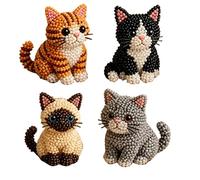 Bead Animal Making Kit - Cute Small Cat Toys Beading Kit