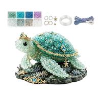 Bead Animal Making Kit | Realistic 3D Sea Theme Craft Decoration - Bead Keycha in Ki t | for Beginner Enthusiast Holiday Ornament Party Favors Classroom Activities DIY Projects