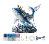 Bead Animal Making Kit | Realistic 3D Sea Theme Craft Decoration - Bead Keycha in Ki t | for Beginner Enthusiast Holiday Ornament Party Favors Classroom Activities DIY Projects