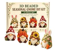 Bead Crafts Kit - Sculpting Project Maker, Artistic Ornament Set, Detailed Miniature Figurine Piece | Classroom Decorative Tool, for Handcraft Lovers Beginners Home Office Art Class