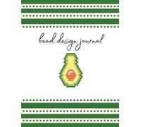 Bead Design Journal for Brick Stitch: 100 Large Brick Stitch Grid Pages (67×49 Beads) | Pattern Planner with Color Palette & Shopping Lists for Jewelry Makers