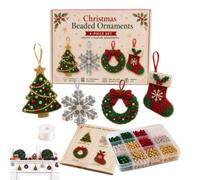 Bead Kits for Adults Christmas Snowflake Wreath Seasonal Home Decor Beading