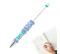 Bead Pens, Bullet Shaped Beaded Ballpoint Pen, 5.71x0.63 Inches Jewelry Making Supplies & Comfortable, School Stationery for Teachers, Students, Crafting, Drawing, Notes, Journaling, Classroom, Home