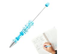 Bead Pens, Bullet-Shaped Beaded Ballpoint Pen, Creative Jewelry Making Tool, School Stationery for Teachers Students Crafting Drawing Notes Journaling Classroom Home and Graduation