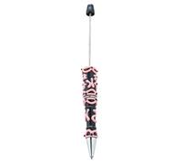 Bead Pens, Bullet Shaped Beaded Ballpoint, Writing Ballpoint Pen, Smooth Ink Stationery, Compact Size, Excellent for Teachers, Students, Notes, Journaling, School, Crafting, Graduation, Home Use