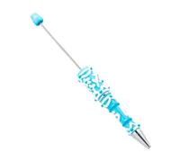 Bead Pens, Bullet Shaped Beaded Ballpoint, Writing Ballpoint Pen, Smooth Ink Stationery, Compact Size, Excellent for Teachers, Students, Notes, Journaling, School, Crafting, Graduation, Home Use