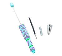 Bead Pens, Bullet Shaped Beaded Ballpoint, Writing Ballpoint Pen, Smooth Ink Stationery, Compact Size, Excellent for Teachers, Students, Notes, Journaling, School, Crafting, Graduation, Home Use