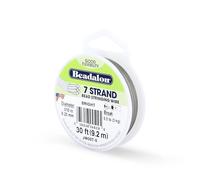 Beadalon Hilo para bisutería 7 Strand 0.010" (0.25mm) multicolor