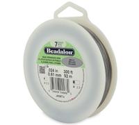 Beadalon - Alambre 7-Strand Collar de Cuentas, 0.024-inch, Brillante, pies
