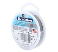 Beadalon - Alambre de Acero Inoxidable 49 Strand Collar De Cuentas, 10 "