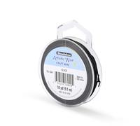 Beadalon - Alambre para Manualidades (Calibre 18, 9,14 m), Color Negro
