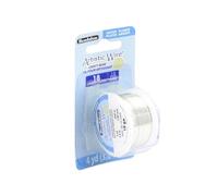 Beadalon - artística Wire-Silver - Calibre 18, 4YD, Otros, Multicolor